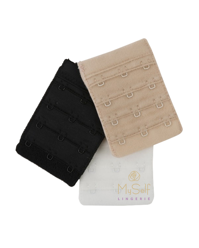 Fashion Essentials 50512 Black 3 Hook Single Extender MYSELFLINGERIE.COM