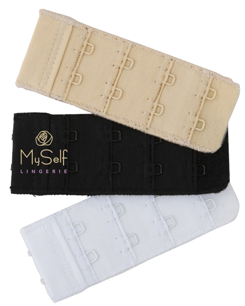 Fashion Essentials 50511 Black 2 Hook Single Extender MYSELFLINGERIE.COM