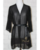 EVA SHOW ES2001-TOP Anastasia Sheer Short Robe myselflingerie.com