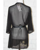 EVA SHOW ES2001-TOP Anastasia Sheer Short Robe myselflingerie.com