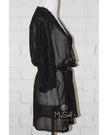 EVA SHOW ES2001-TOP Anastasia Sheer Short Robe myselflingerie.com