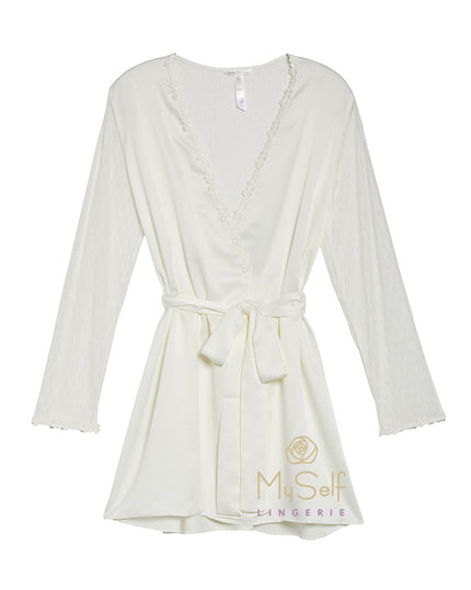 Flora Nikrooz 8061 Showstopper Short Robe MYSELFLINGERIE.COM
