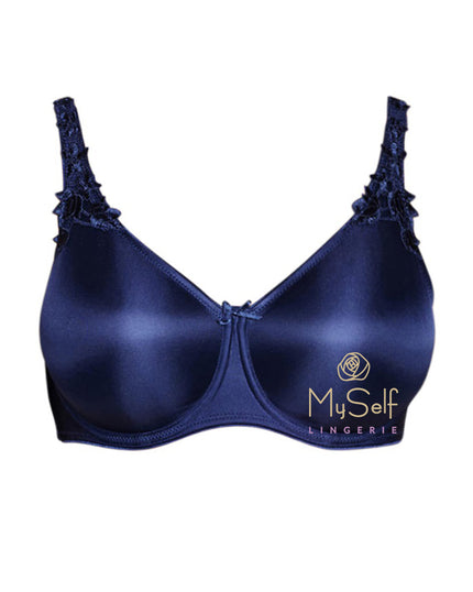 Dominique 7000 Navy Ultimate Minimizer Bra myselflingerie.com