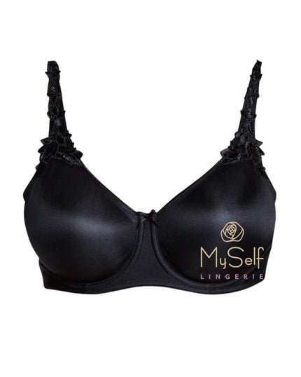 Dominique 7000 Black Ultimate Minimizer Bra MYSELFLINGERIE.COM