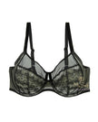Chantelle 1571 3 Part Revele Moi Black Underwire Bra MYSELFLINGERIE.COM