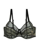 Chantelle 1571 3 Part Revele Moi Black Underwire Bra MYSELFLINGERIE.COM