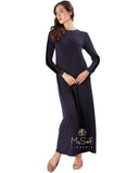 Me Moi CNL00158 Velvet Trimmed Modal Nightgown MYSELFLINGERIE.COM