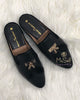 Jacques Levine Camilla Genuine Leather Slippers with Tassel MYSELFLINGERIE.COM