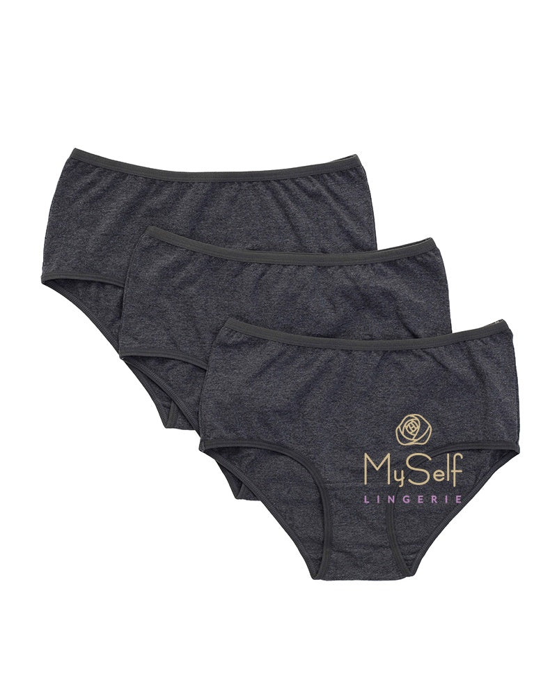 Gemsli 3105 Smoke Hipsters 3 Pk. myselflingerie.com