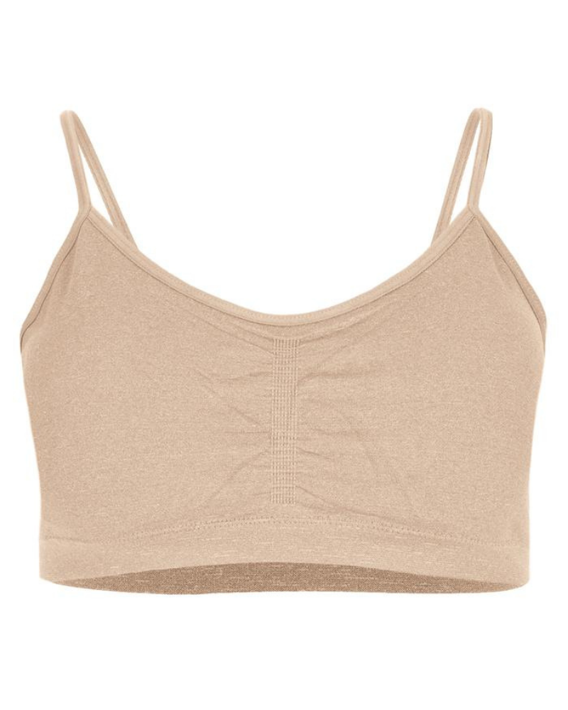 Me Moi MJBS-3001 Beige Beginner's Bralette 2 Pack MYSELFLINGERIE.COM