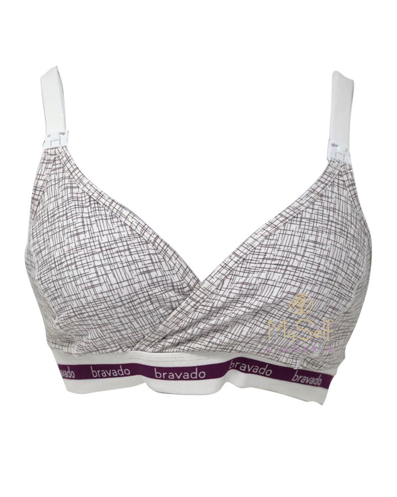Bravado 1014 Original Cotton Wire Free Nursing Bra (Cups B-D) myselflingerie.com