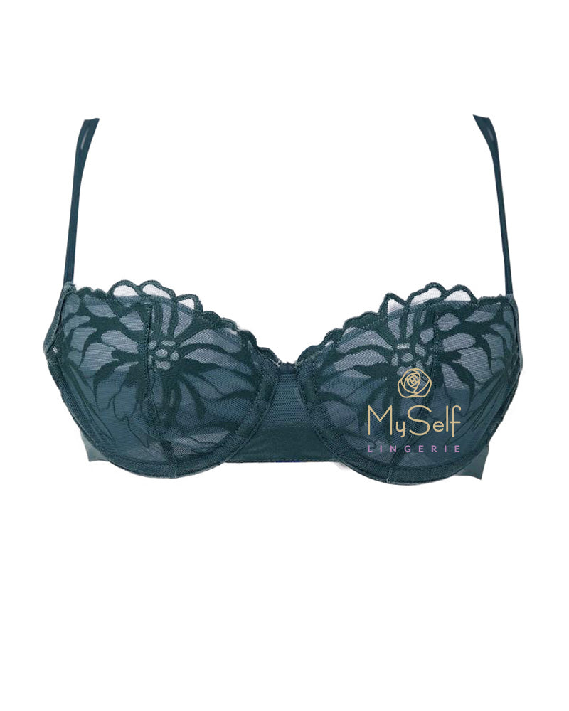 Chantelle 12A5 Shadows 2 Part Cup Underwire Demi Bra MYSELFLINGERIE.COM