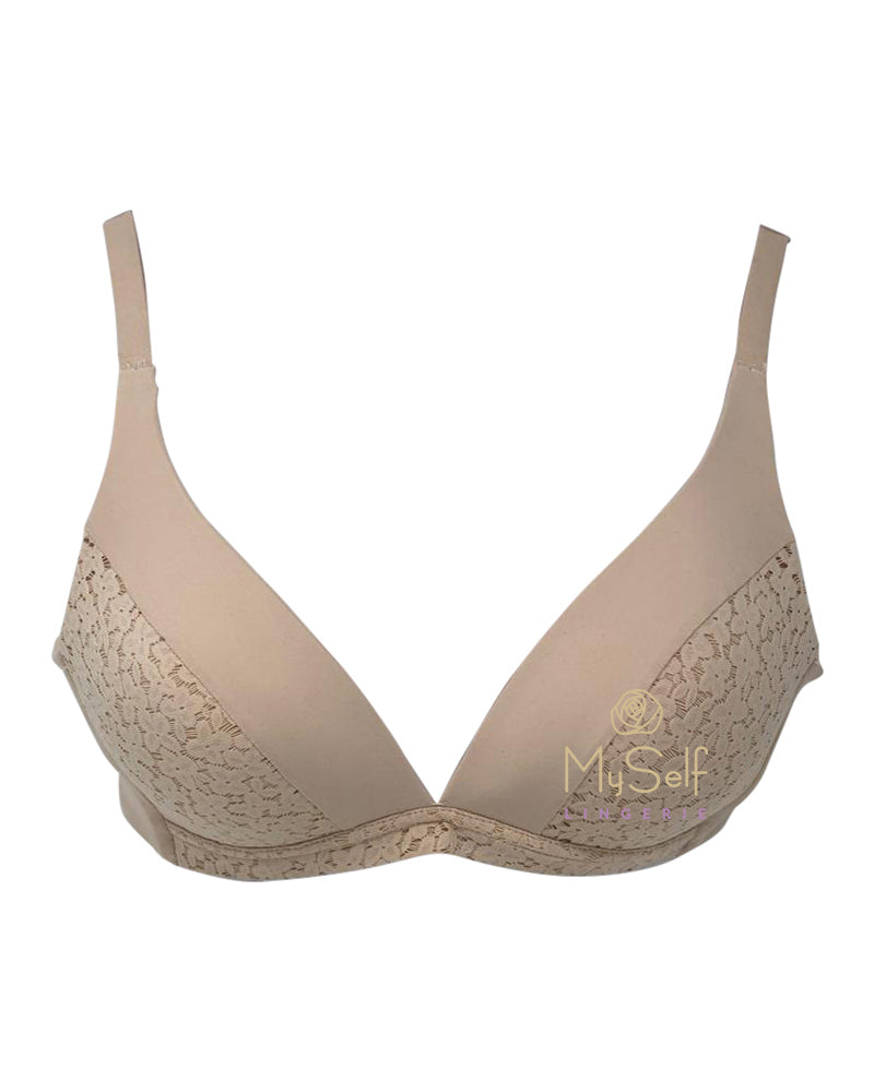 Chantelle 13F2 Nude Blush Norah Molded Wire Free Bra MYSELFLINGERIE.COM