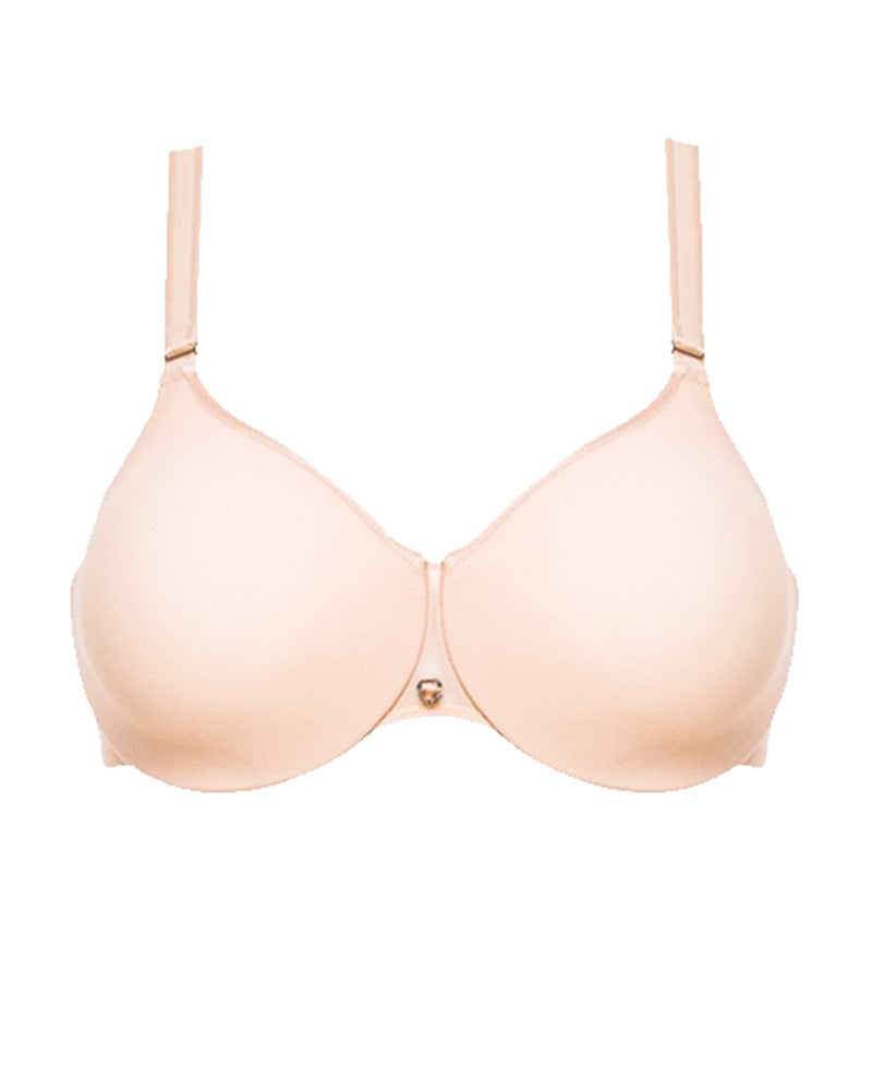 Chantelle 1411 Magnifique Skin Rose Seamless Minimizer Underwire Bra myselflingerie.com