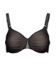 Chantelle 1411 Magnifique Black Seamless Minimizer Underwire Bra myselflingerie.com