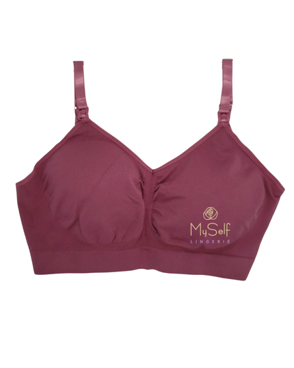 Hotmilk My Necessity Rose Wire Free Nursing Bra (DDD-I Cups) myselflingerie.com