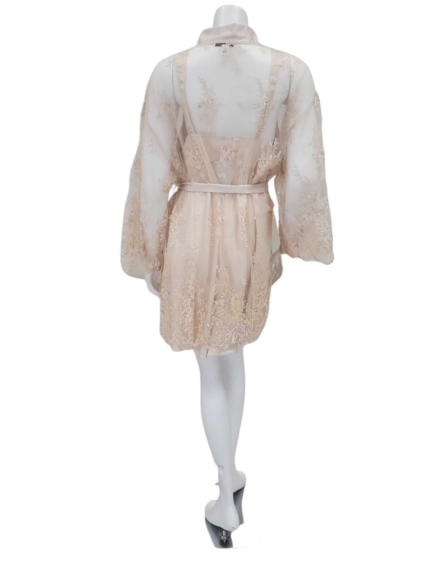 Rya Collection 197X Champagne Darling Lace Cover Up Plus Sizes myselflingerie.com