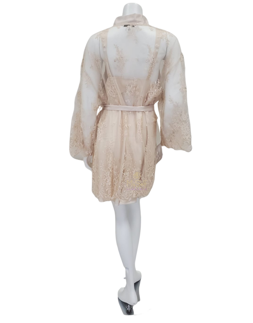 Rya Collection 197X Champagne Darling Lace Cover Up Plus Sizes myselflingerie.com