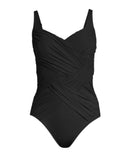 Gottex 19LA174 Black Body Shaping Swimsuit myselflingerie.com