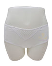 Gemsli 31200 Mesh Insert Organic Cotton White Hipsters 3 Pk myselflingerie.com