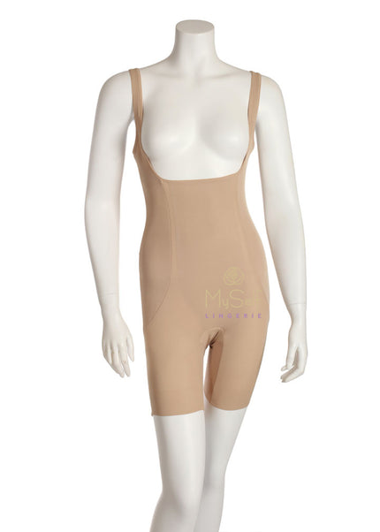 MiracleSuit 2912 Torsette Open Bust Bodysuit with Legs MYSELFLINGERIE.COM