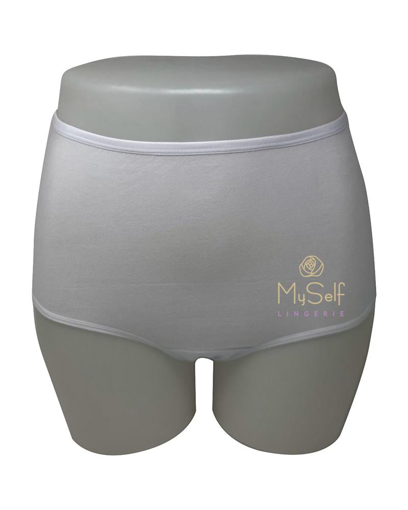 Gemsli 3305 White Cotton Briefs 3 Pk. myselflingerie.com