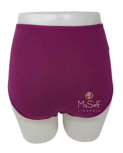 Gemsli 3305 Magenta Cotton Briefs 3 Pk. MYSELFLINGERIE.COM