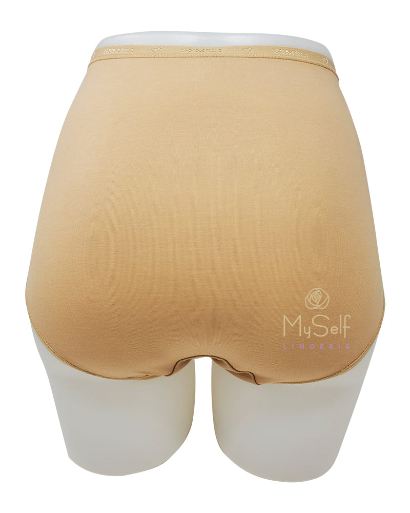 Gemsli 3323 Organic Cotton Nude Briefs 3 Pk myselflingerie.com
