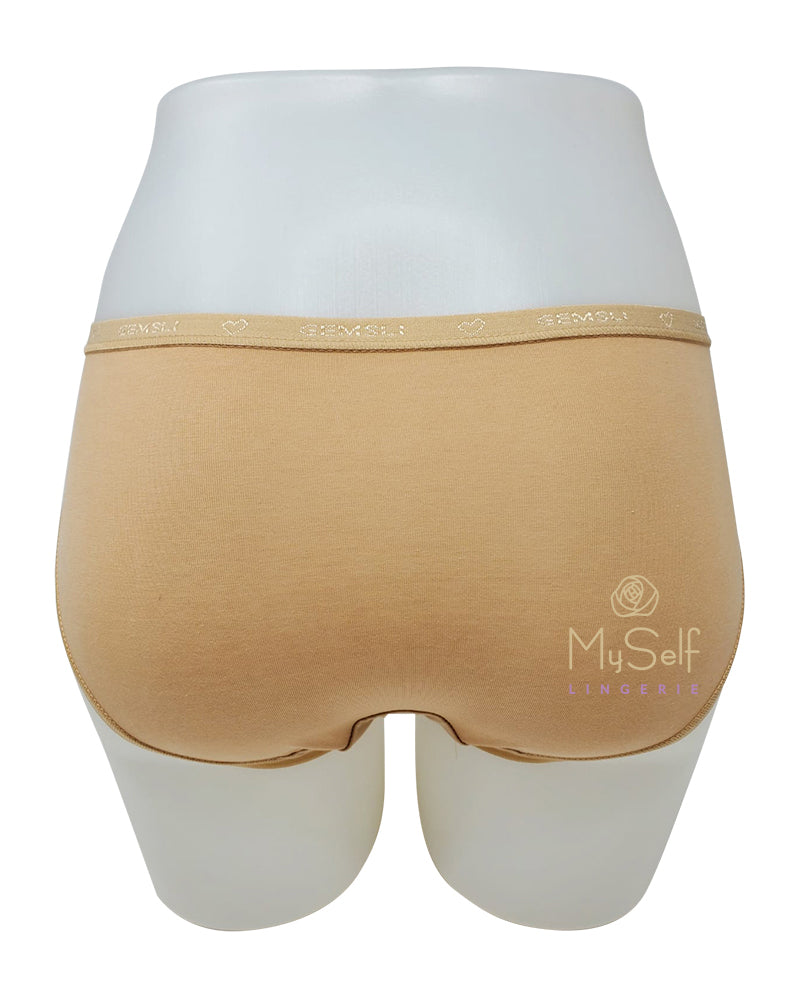 Gemsli 3325 Organic Cotton Nude Bikinis 3 Pk myselflingerie.com