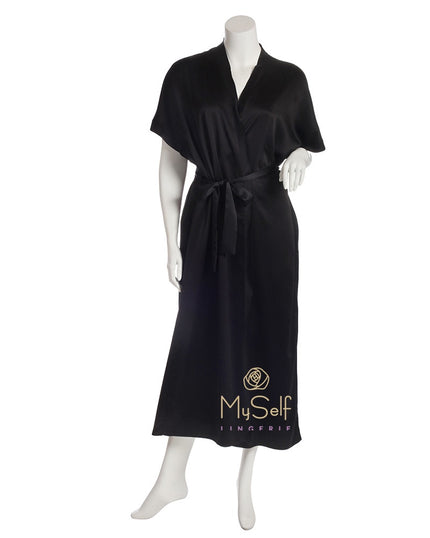 Rya Collection 301 Heavenly Short Sleeved Long Robe myselflingerie.com