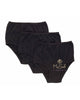 Gemsli 3305 Black Cotton Briefs 3 Pk. myselflingerie.com