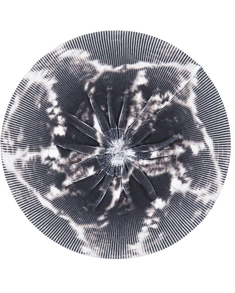 Revaz SSB37A Black Tie Dye Knit Snood myselflingerie.com