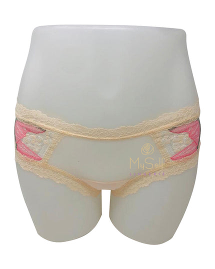 Hanky Panky 3A2221 Rosy Peach Melony Boyshort MYSELFLINGERIE.COM