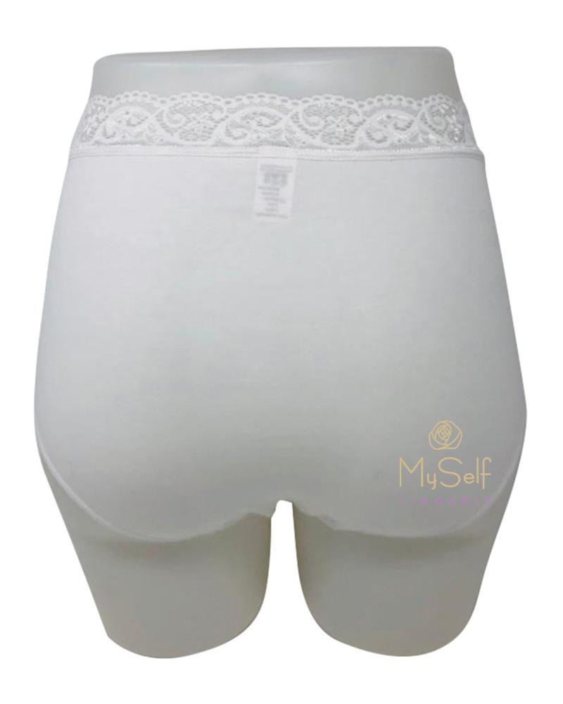 Nina Von C 40 160 374 Cotton Maxi Lace Top Brief myselflingerie.com