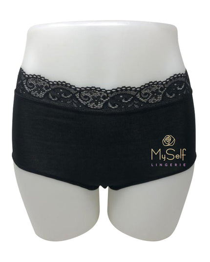 Nina Von C 40 160 374 Cotton Maxi Lace Top Brief myselflingerie.com