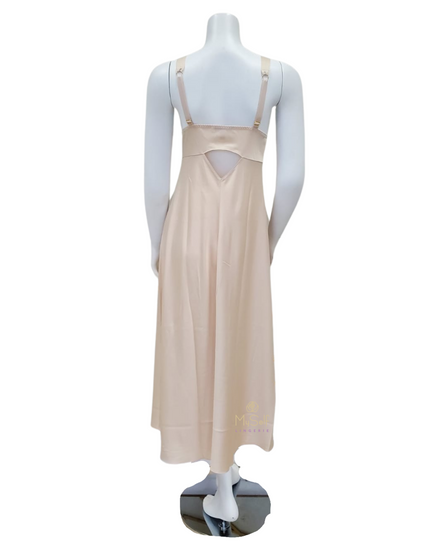 Rya Colleciton 447X Champagne Positivity Gown Plus Sizes myselflingerie.com