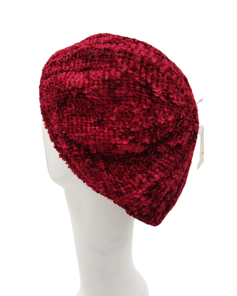 SG SG04-WL-LUR-RUM Ruby/Multi Lurex Lined Chenille myselflingerie.com