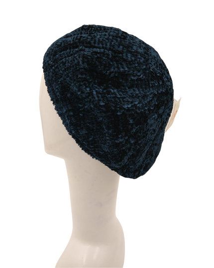 SG SG04-WL-NVY Solid Navy Lined Chenille myselflingerie.com