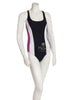 NBB Lingerie 51066 Purple and White Side Stripe Swimsuit myselflingerie.com