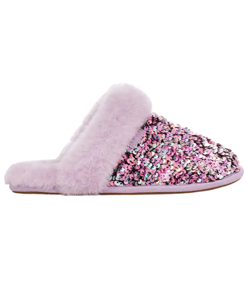 Ugg pink online glitter slippers