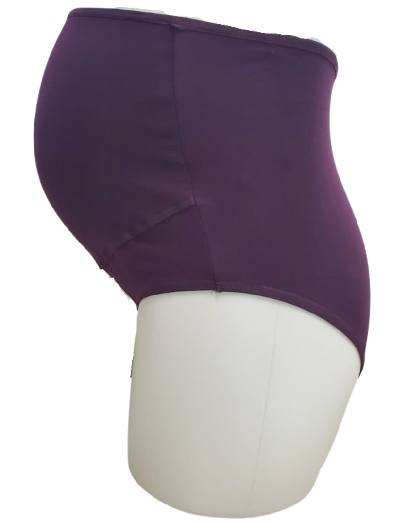 NBB 540-3 Plum Cotton Maternity Briefs 3 Pack myselflingerie.com