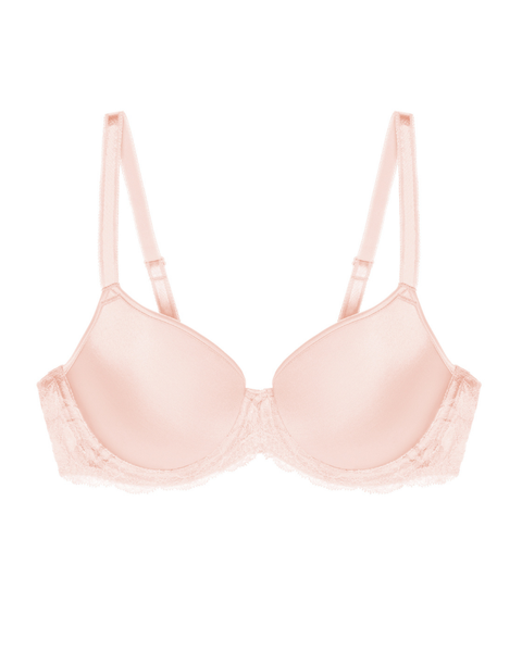 Wacoal 853256 Rose Dust/Angel Wing Lace Affair Molded Underwire Bra MYSELFLINGERIE.COM