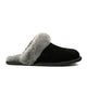 UGG 5661 Scuffette II Suede Slipper with Fur Trim myselflingerie.com