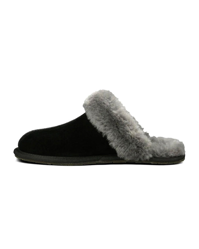 UGG 5661 Scuffette II Suede Slipper with Fur Trim myselflingerie.com