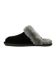 UGG 5661 Scuffette II Suede Slipper with Fur Trim myselflingerie.com