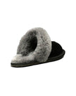 UGG 5661 Scuffette II Suede Slipper with Fur Trim myselflingerie.com