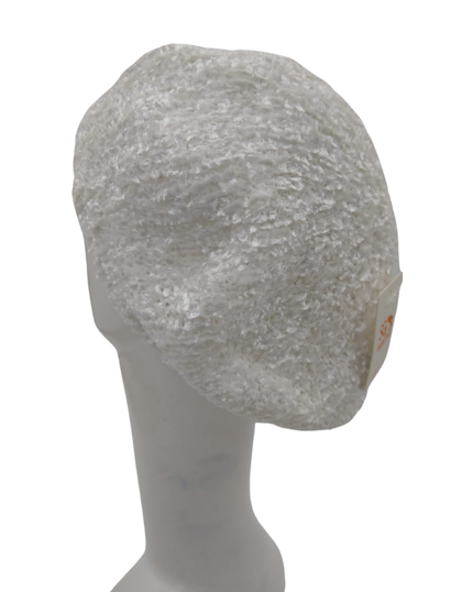 SG SG04-WL-WT Solid White Lined Chenille myselflingerie.com