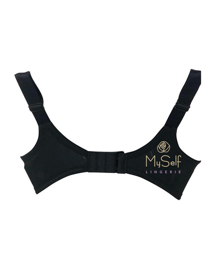 Va Bien 602 Black Nursing Minimizer Underwire Bra myselflingerie.com