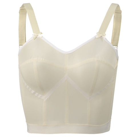 Abergele / Kaye Larcky Cotton Uplift Longline Wire Free Bra
