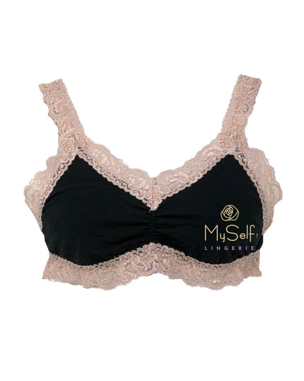 Fleur't 611 Lounge Bralette with Lace myselflingerie.com